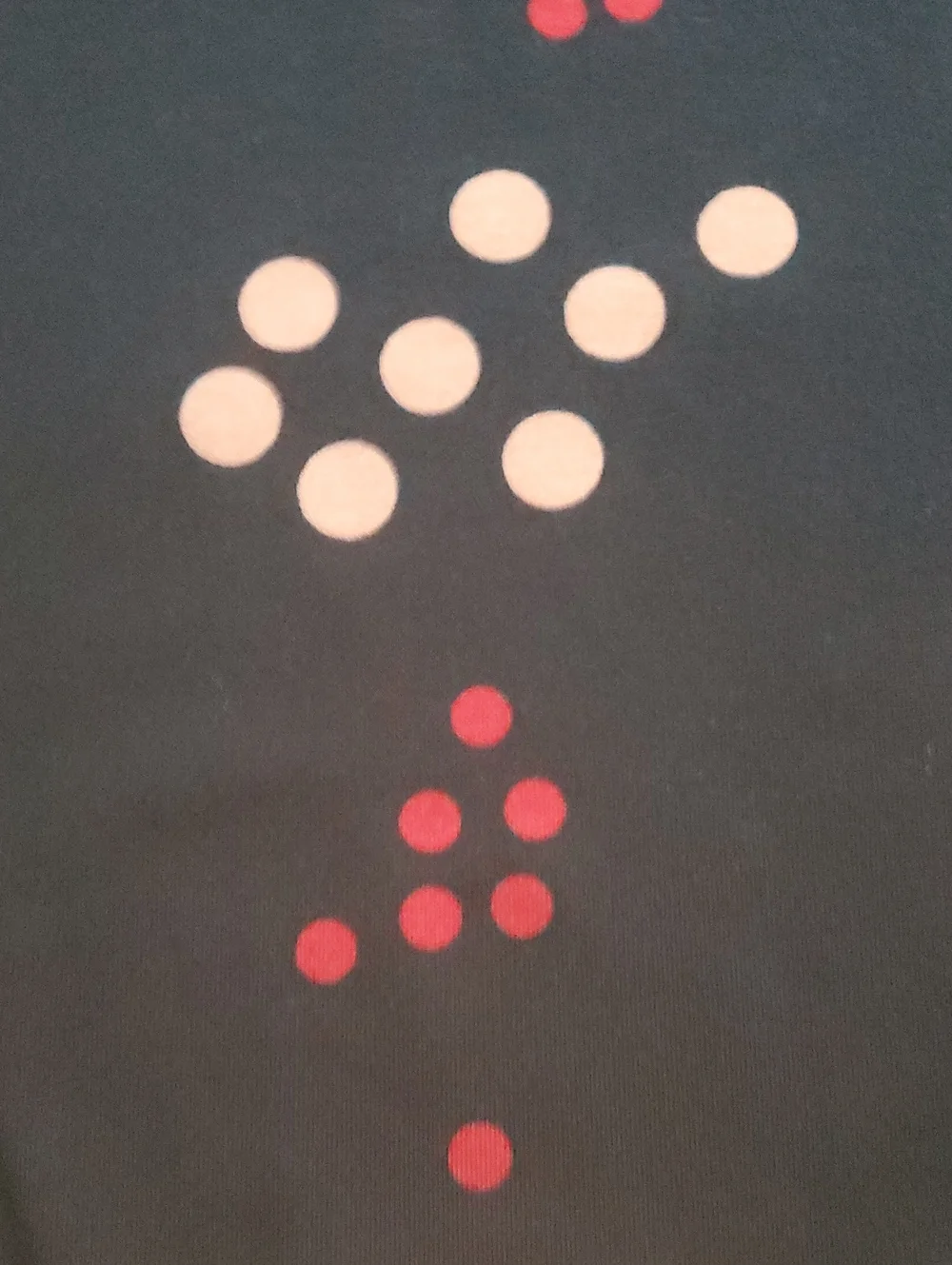 Black Dot-Print Midi Dress with Pink and Red Accents Size Xs Fits Womens 2-4